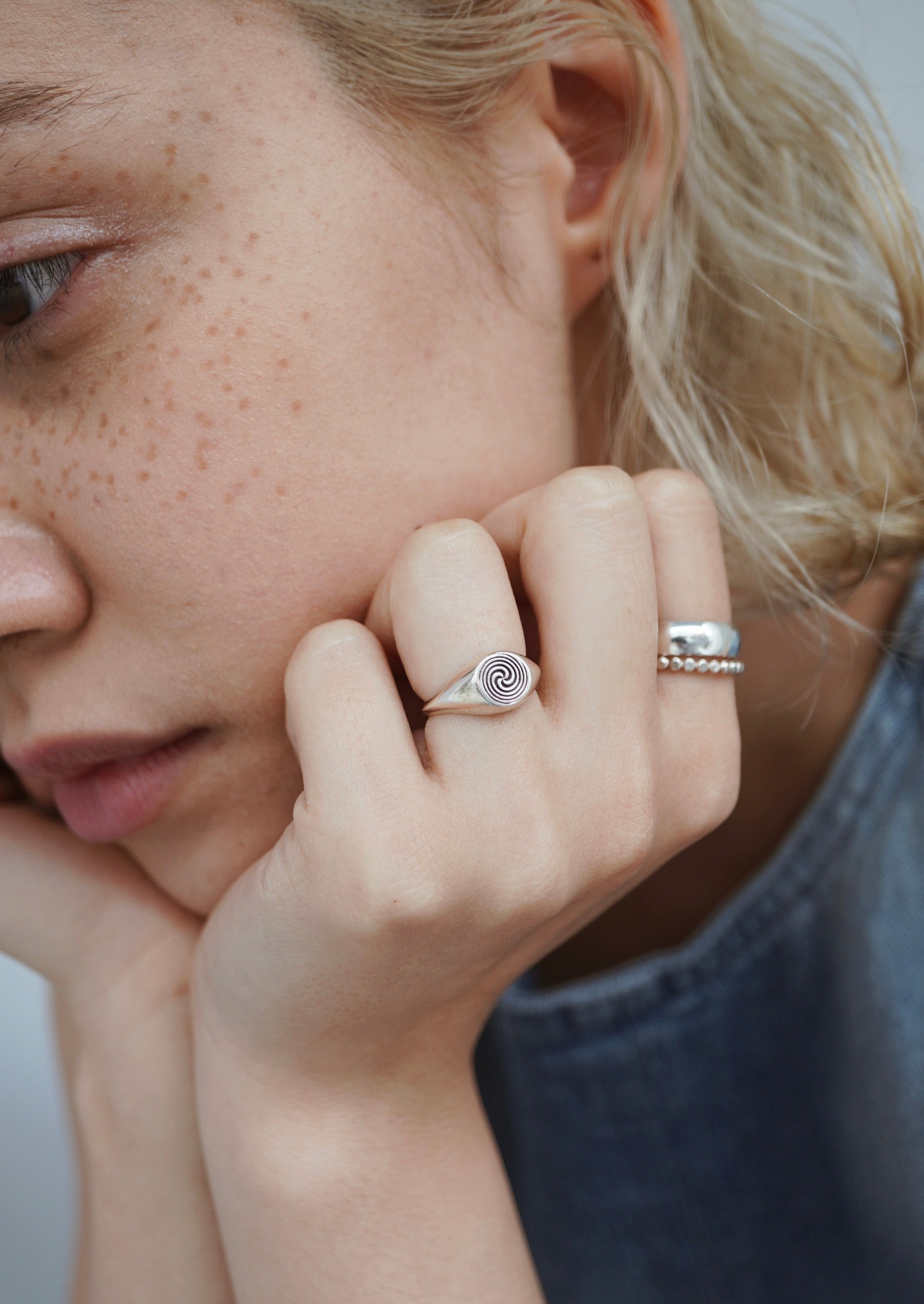 OOO Ring / Silver ＜Gilbert＞ – PAULINE STUDIO