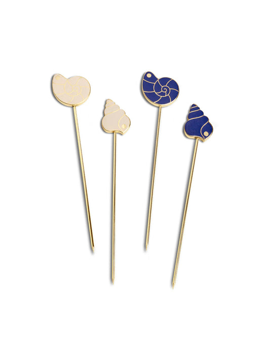 Pearl Shell Cocktail Picks 4 Set