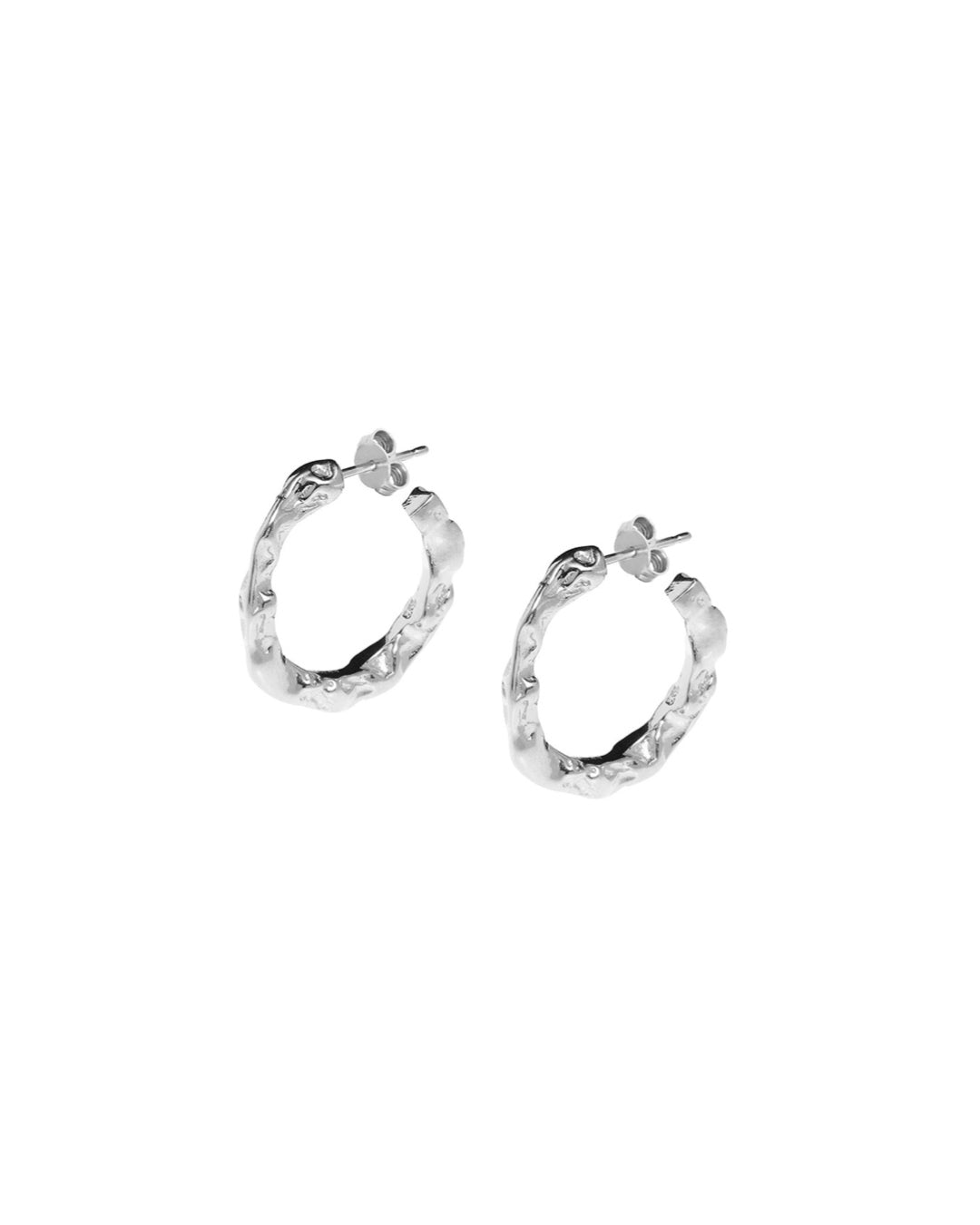 Full Moon Hoops / Silver