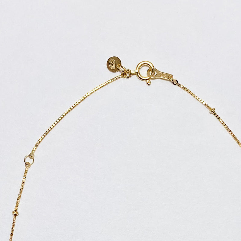 Fine Skip Chain Necklace / 18K