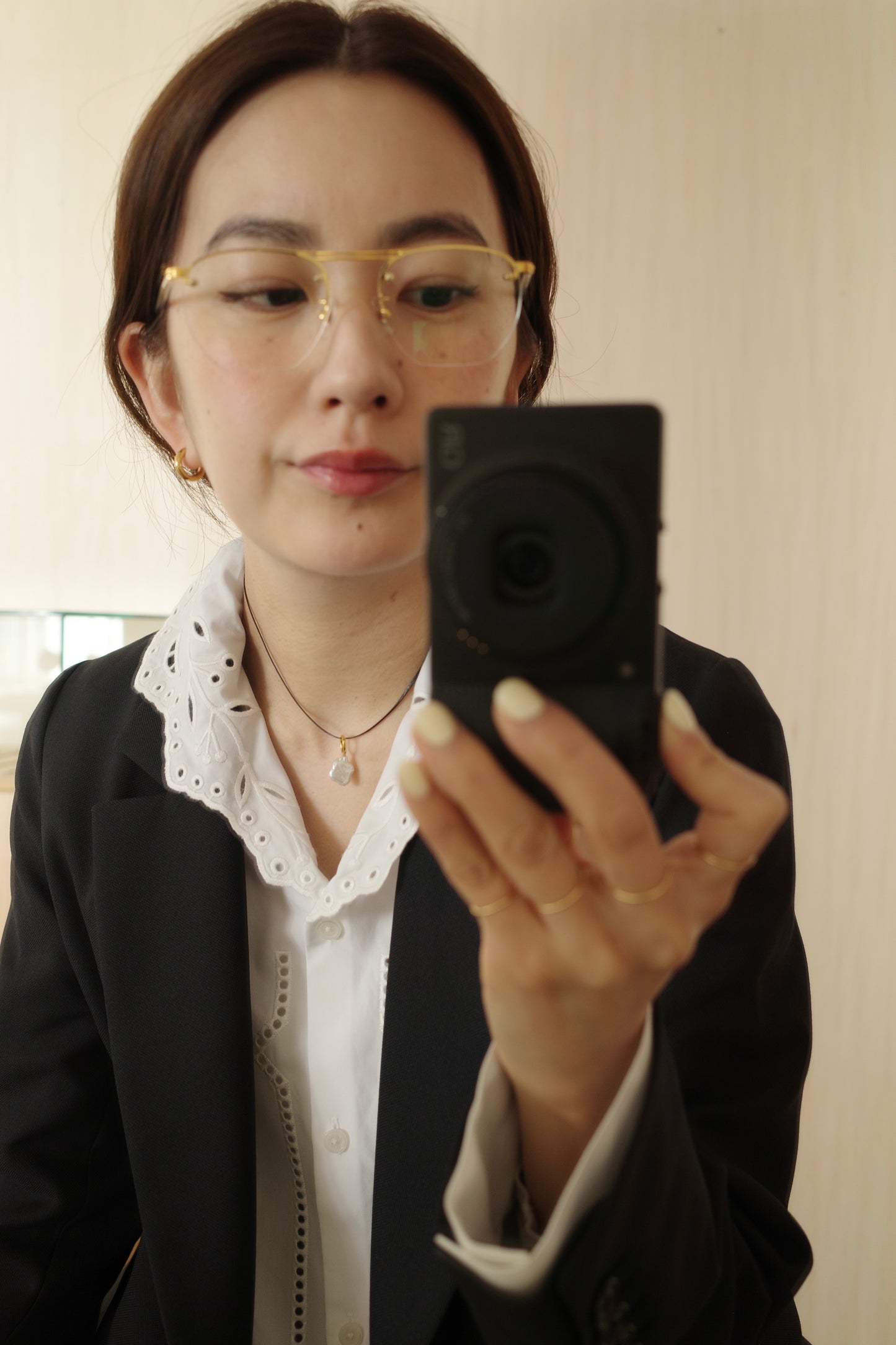 Limited Cord Necklace / Thin Faux leather