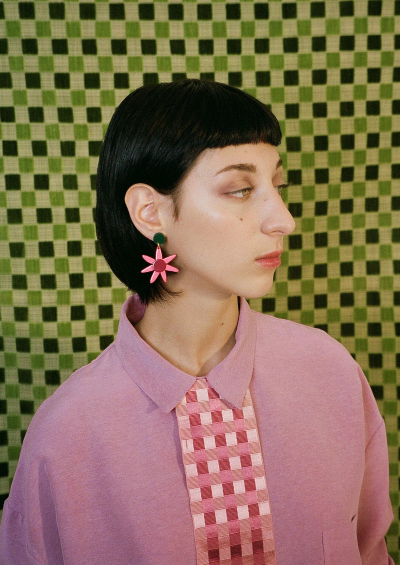 Margarita Flower Pierce / Pink