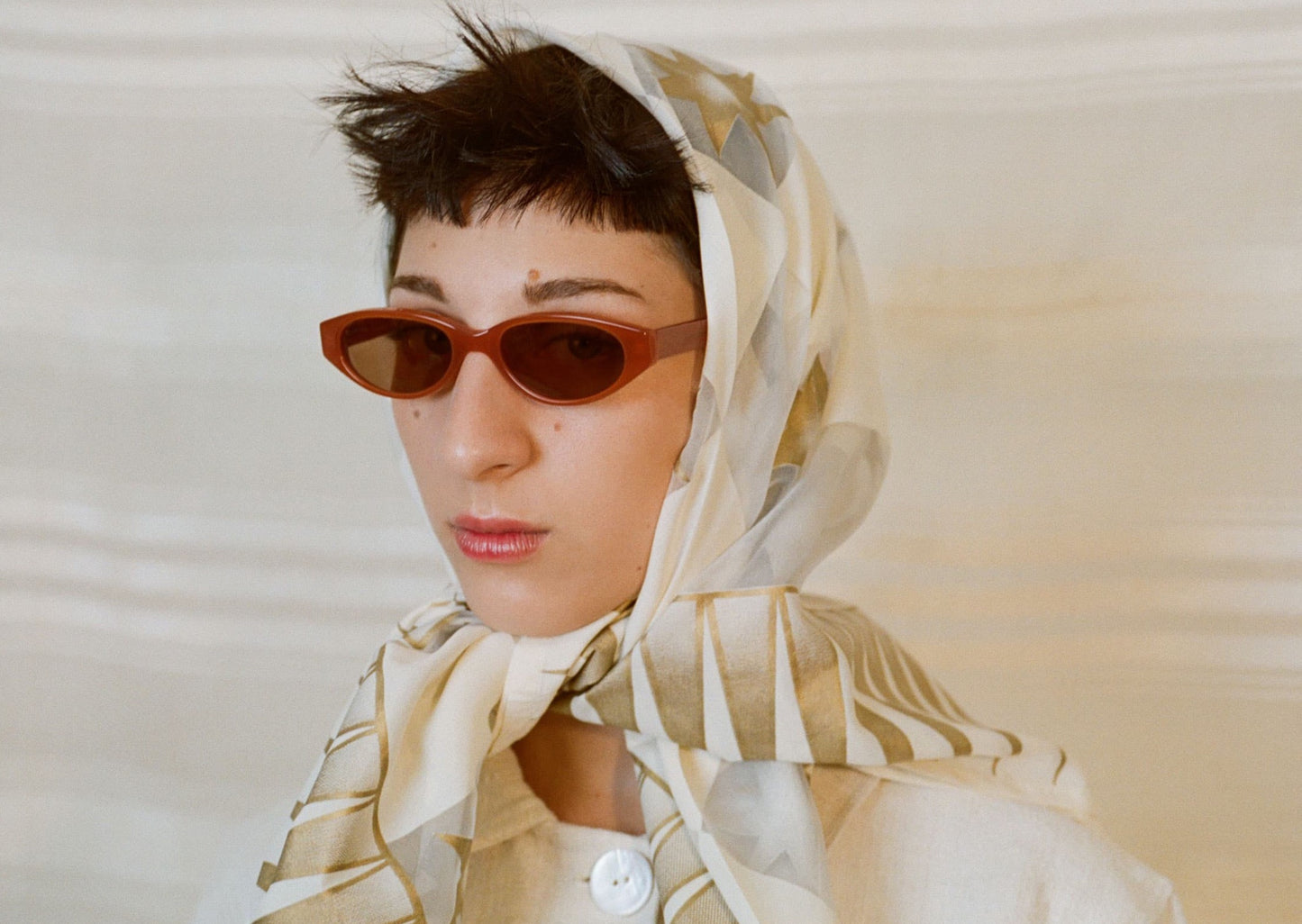 Simone Sunglasses / Orange Brown