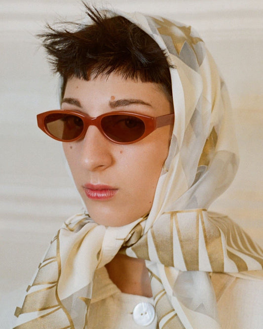 Simone Sunglasses / Orange Brown