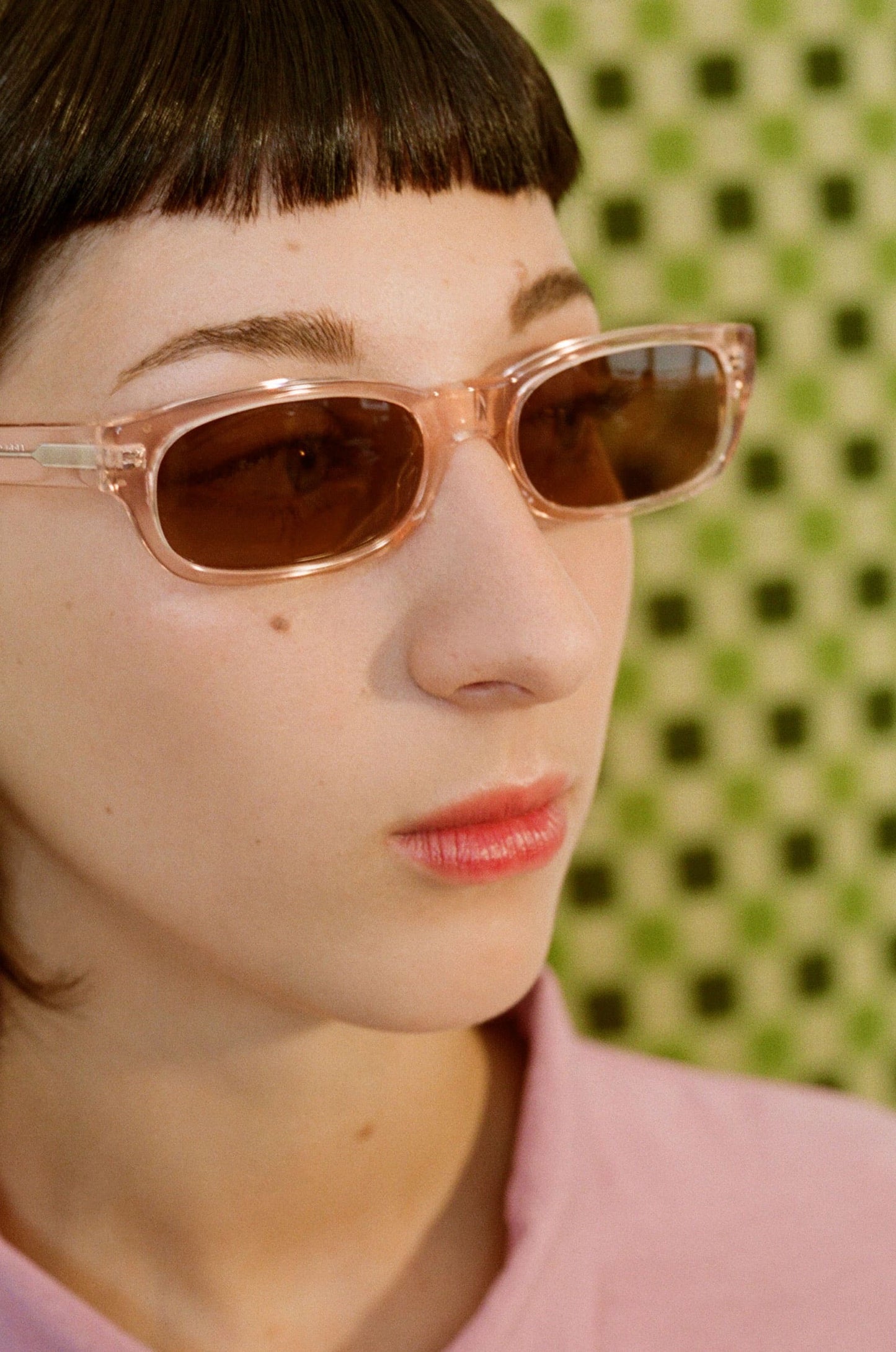 Susan Sunglasses / Clear Pink