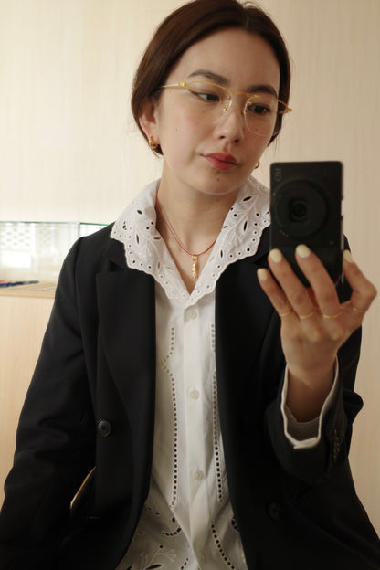 Limited Cord Necklace / Thin Faux leather