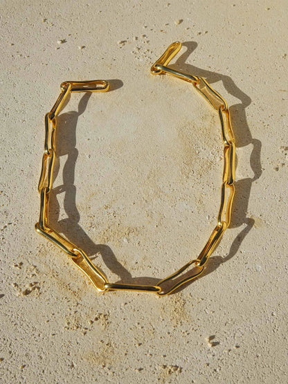 Chunky Link Necklace / Gold