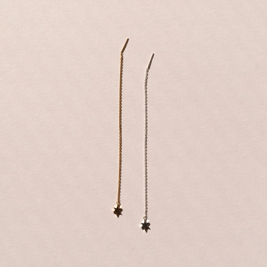 Sparkle Chain Pierce 片耳（Gold / Silver）