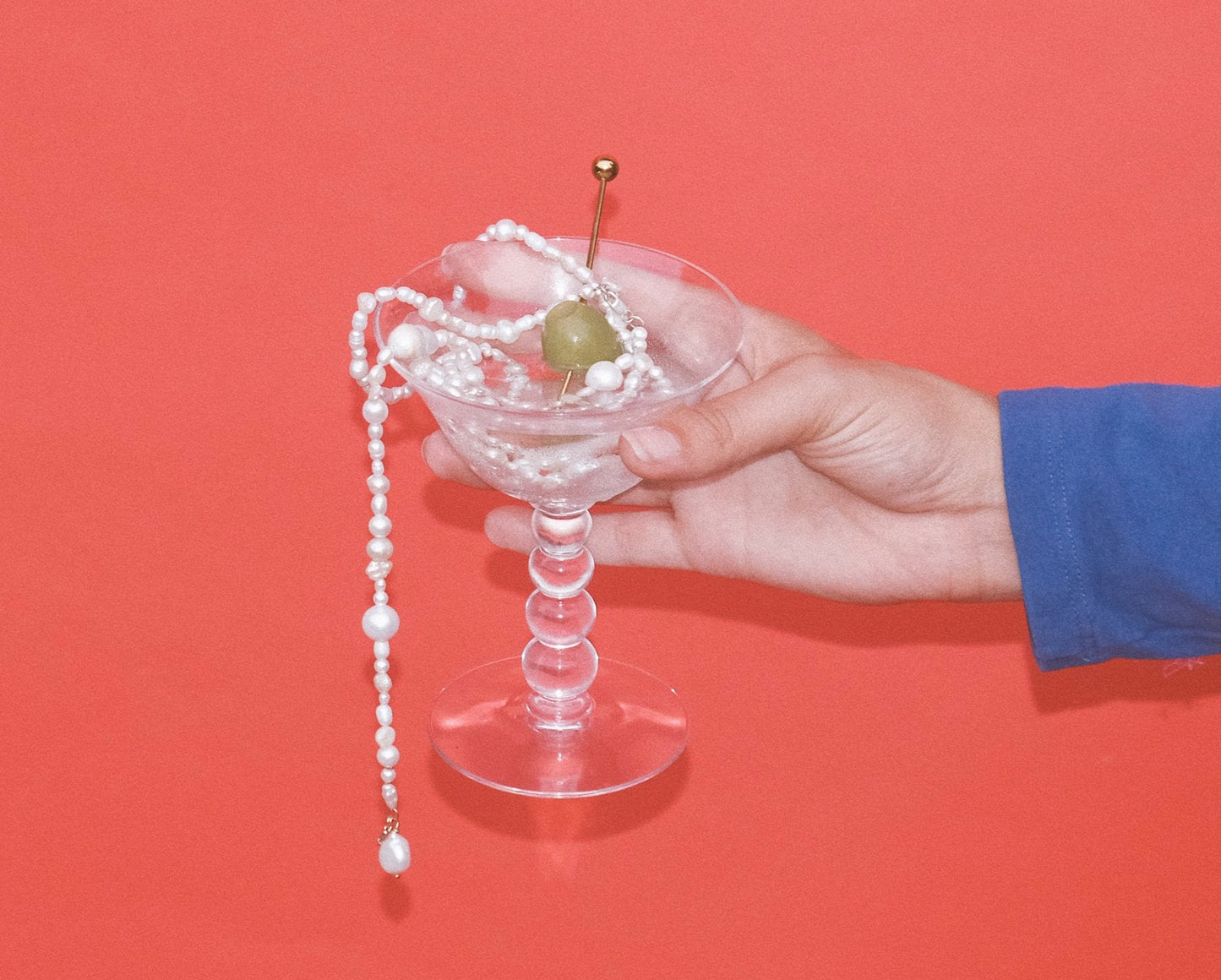 OOAK Pearl Necklace / White