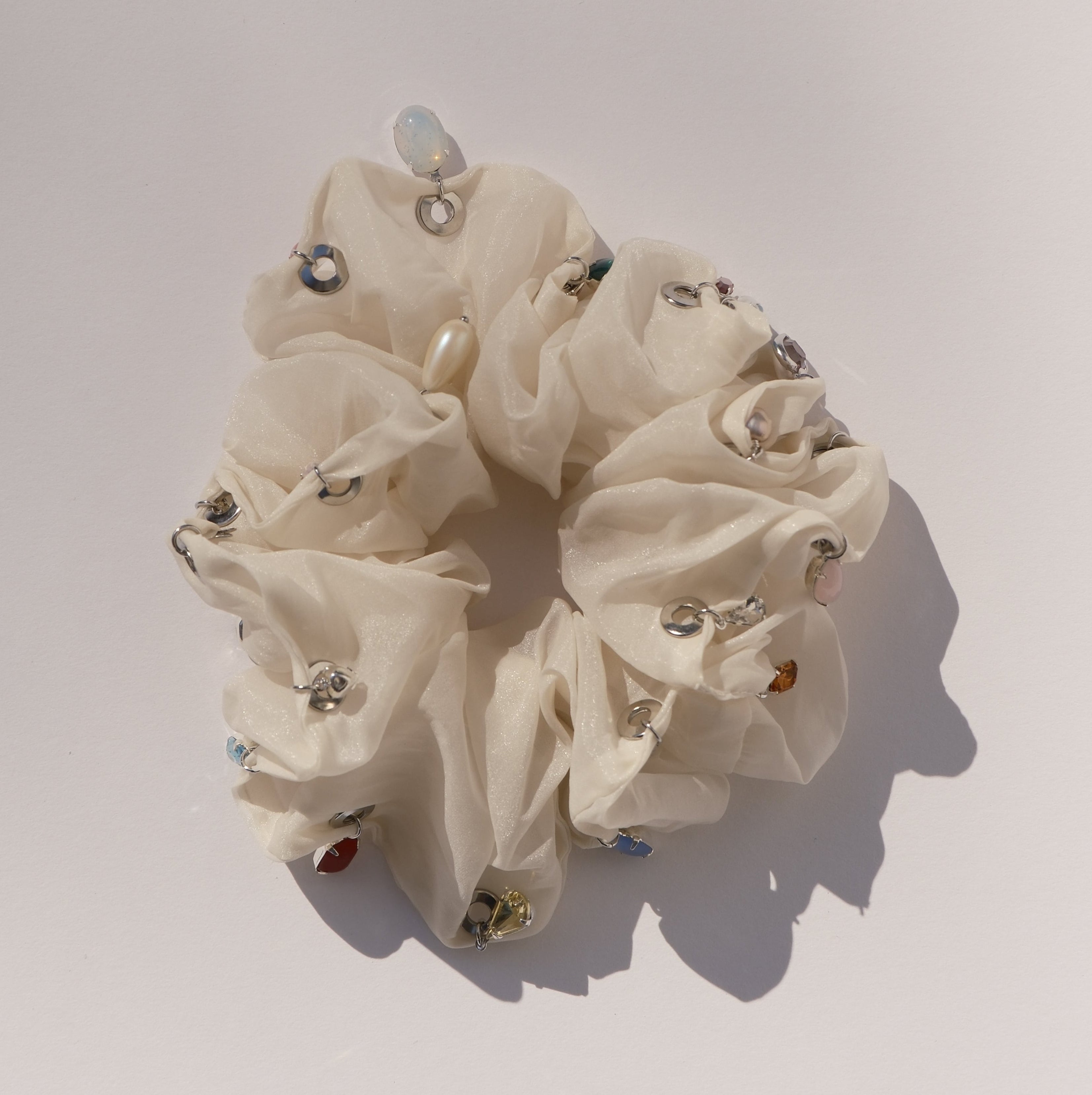 Charm Scrunchie / Silver＜Salbert＞ – PAULINE STUDIO