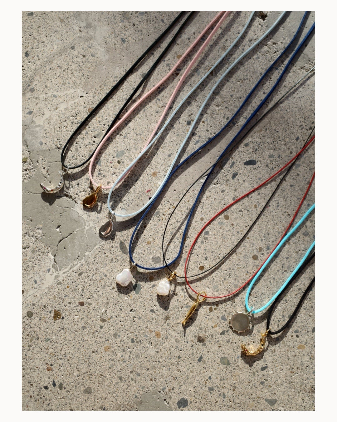 Limited Cord Necklace / Suede