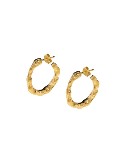 Full Moon Hoops / Gold