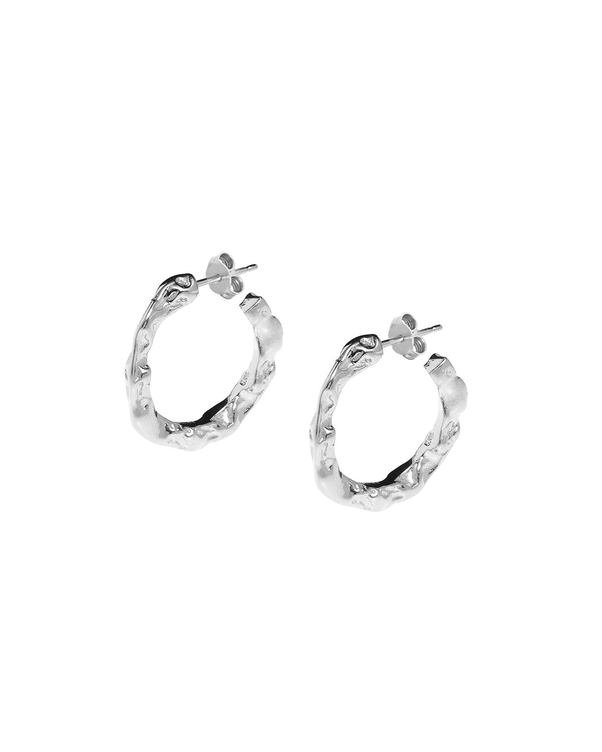 Full Moon Hoops / Silver