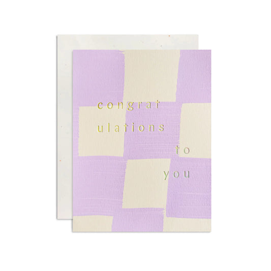 congratulations to you  checker