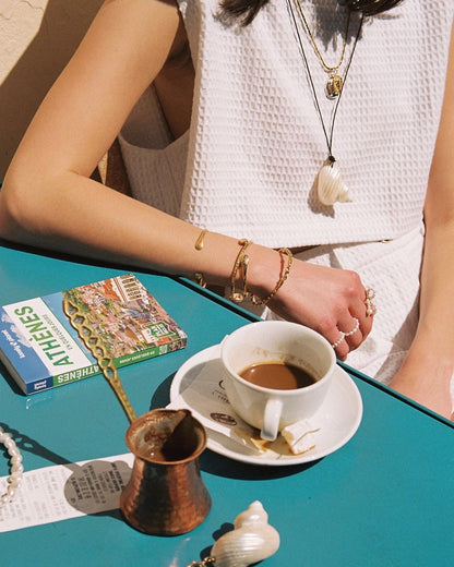 Melies Wrinkled Bangle / Gold