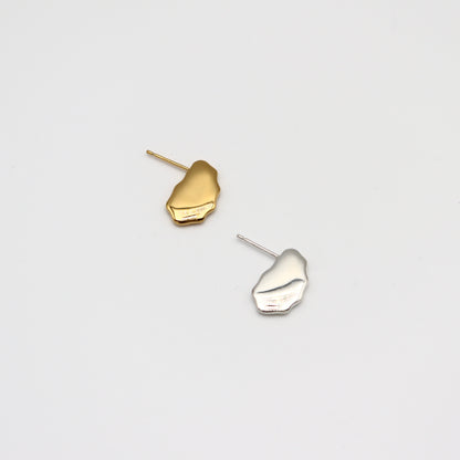 Oyster Studs 片耳（Gold / Silver）