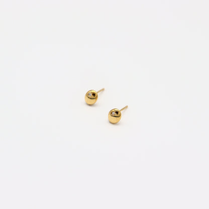 Olive Studs 片耳（Gold / Silver）