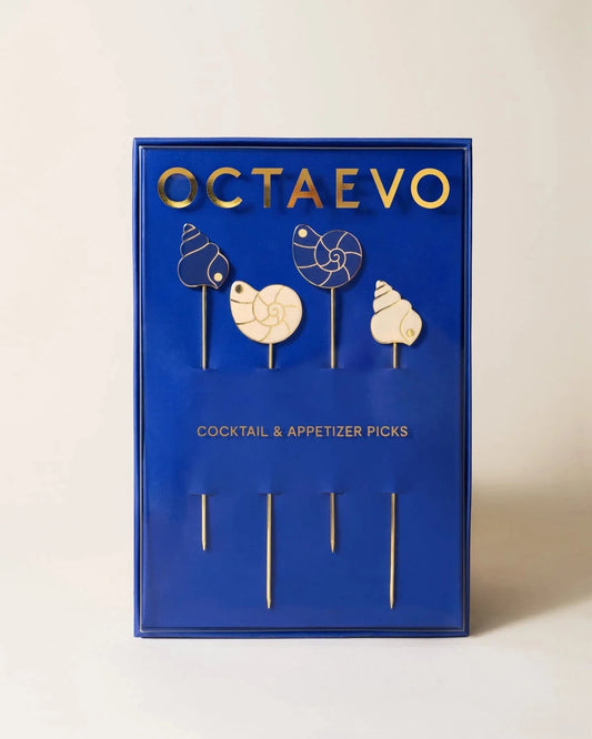 Pearl Shell Cocktail Picks 4 Set