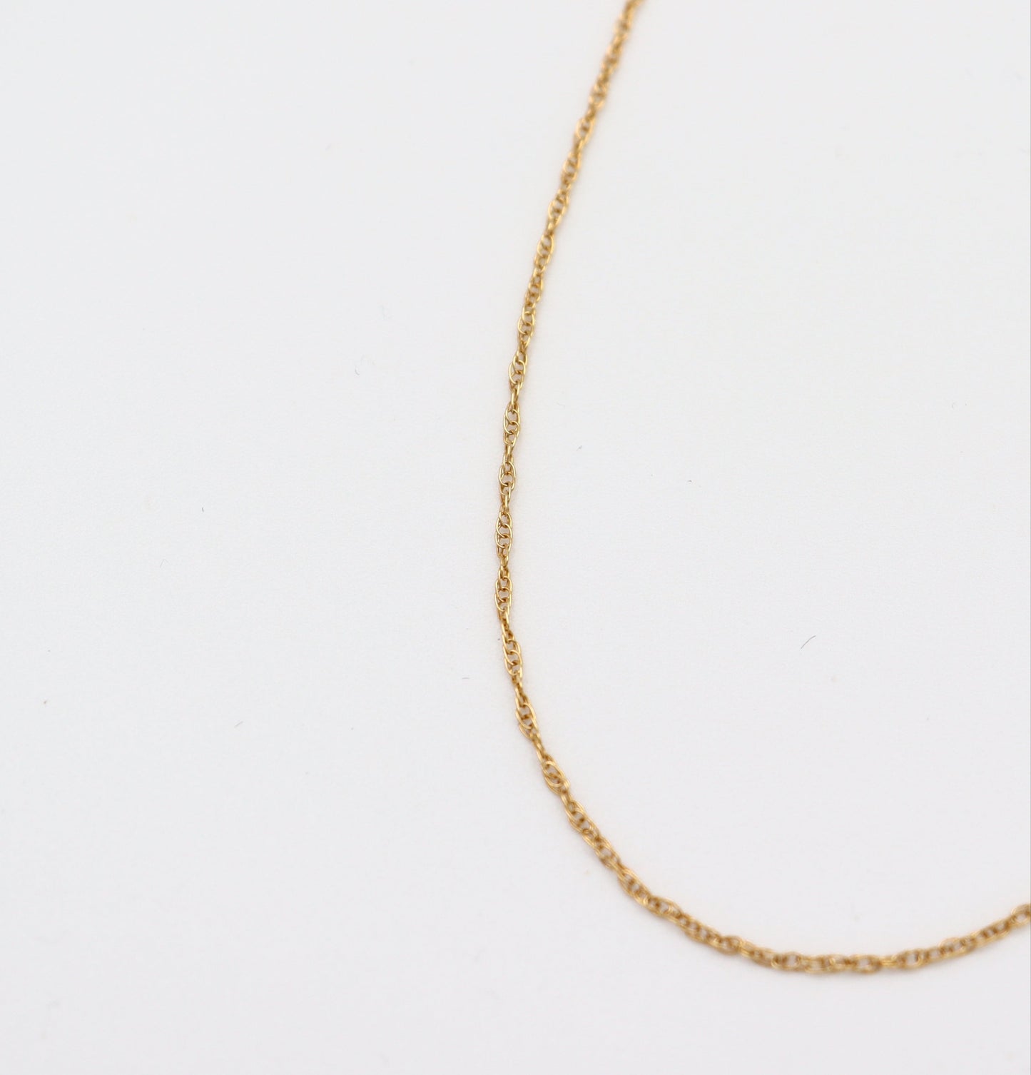 Thin Rope Chain Necklace（gold / silver）
