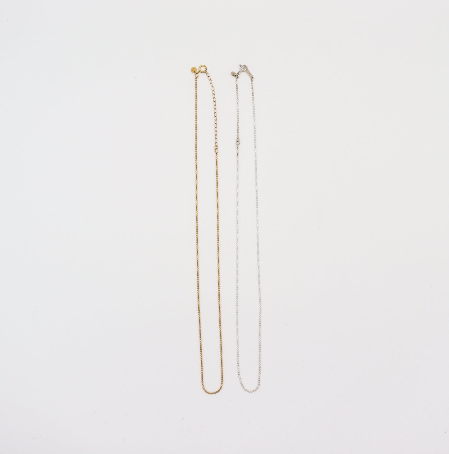 Thin Ball Chain Necklace（gold / silver）