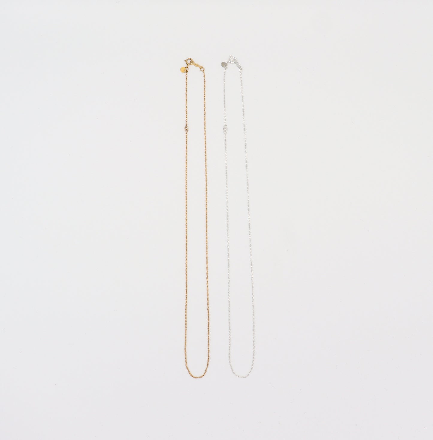 Thin Rope Chain Necklace（gold / silver）