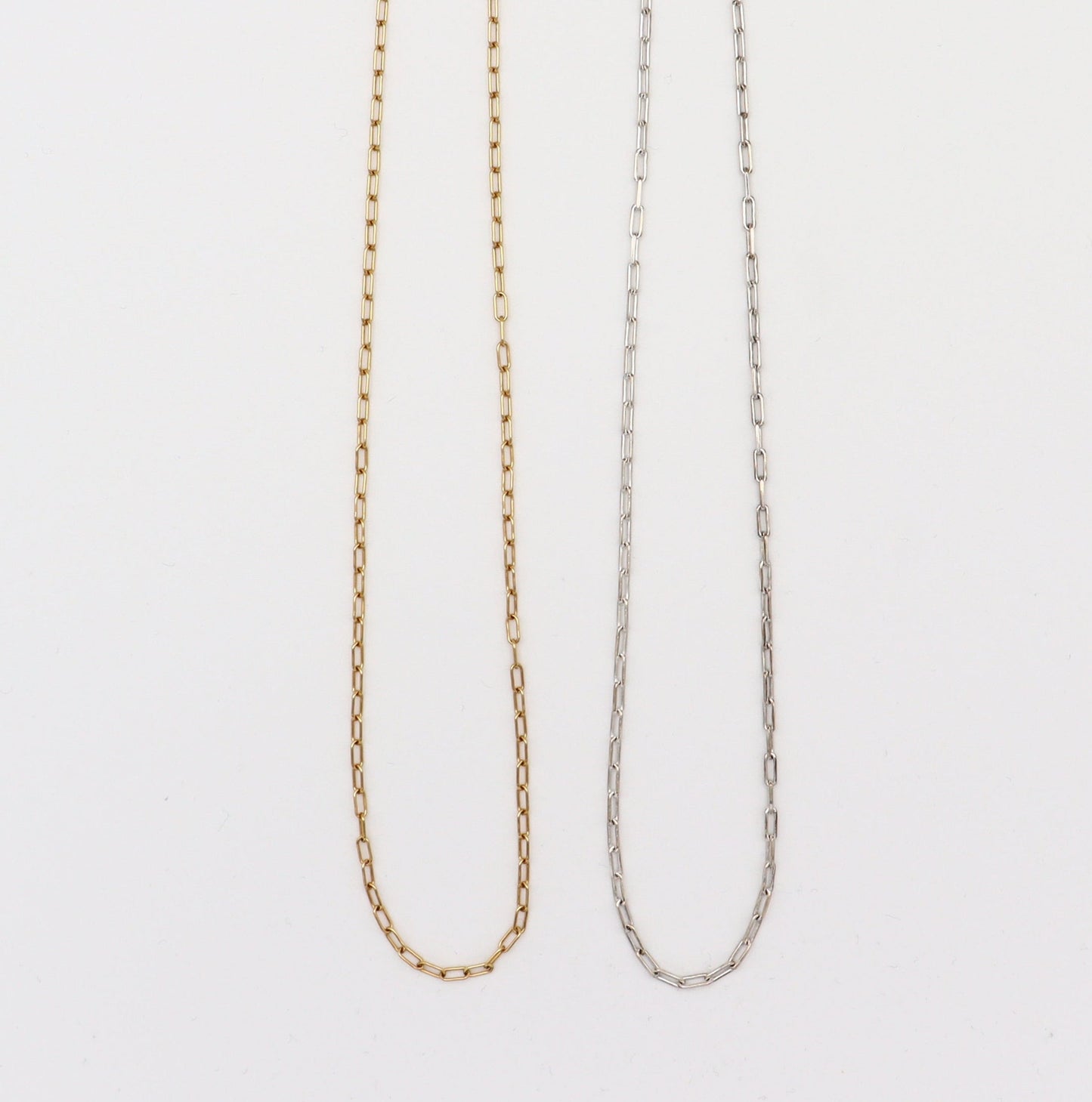 Link Chain Necklace 50cm（Gold / Silver）