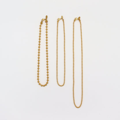 Big Ball Chain Choker 38cm（Gold / Silver）