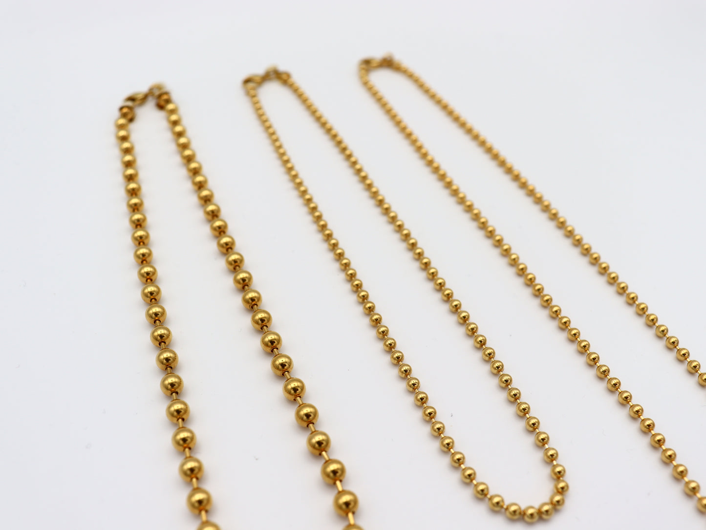 Big Ball Chain Choker 38cm（Gold / Silver）