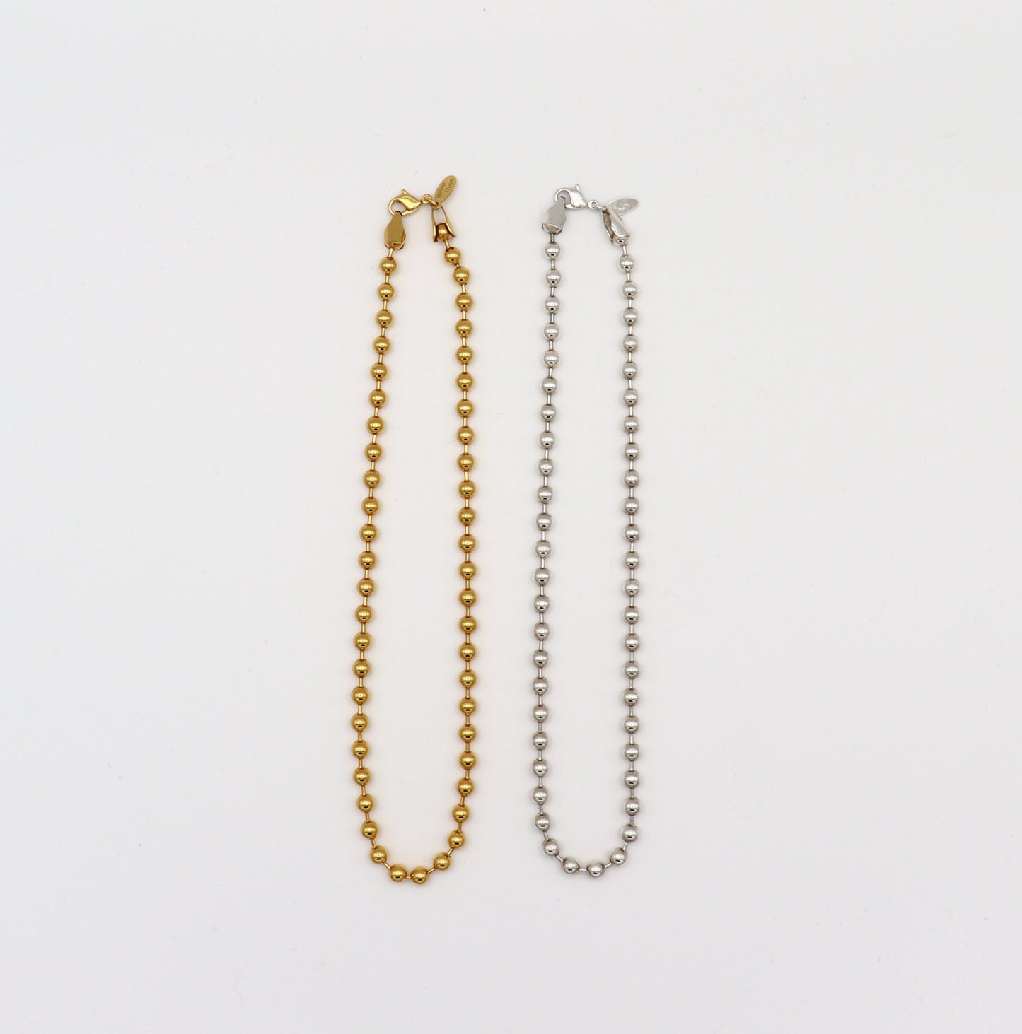 Big Ball Chain Choker 38cm（Gold / Silver）