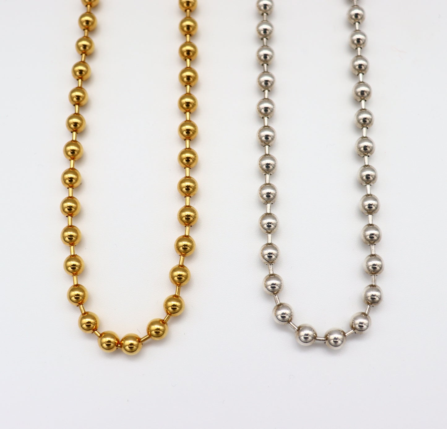 Big Ball Chain Choker 38cm（Gold / Silver）