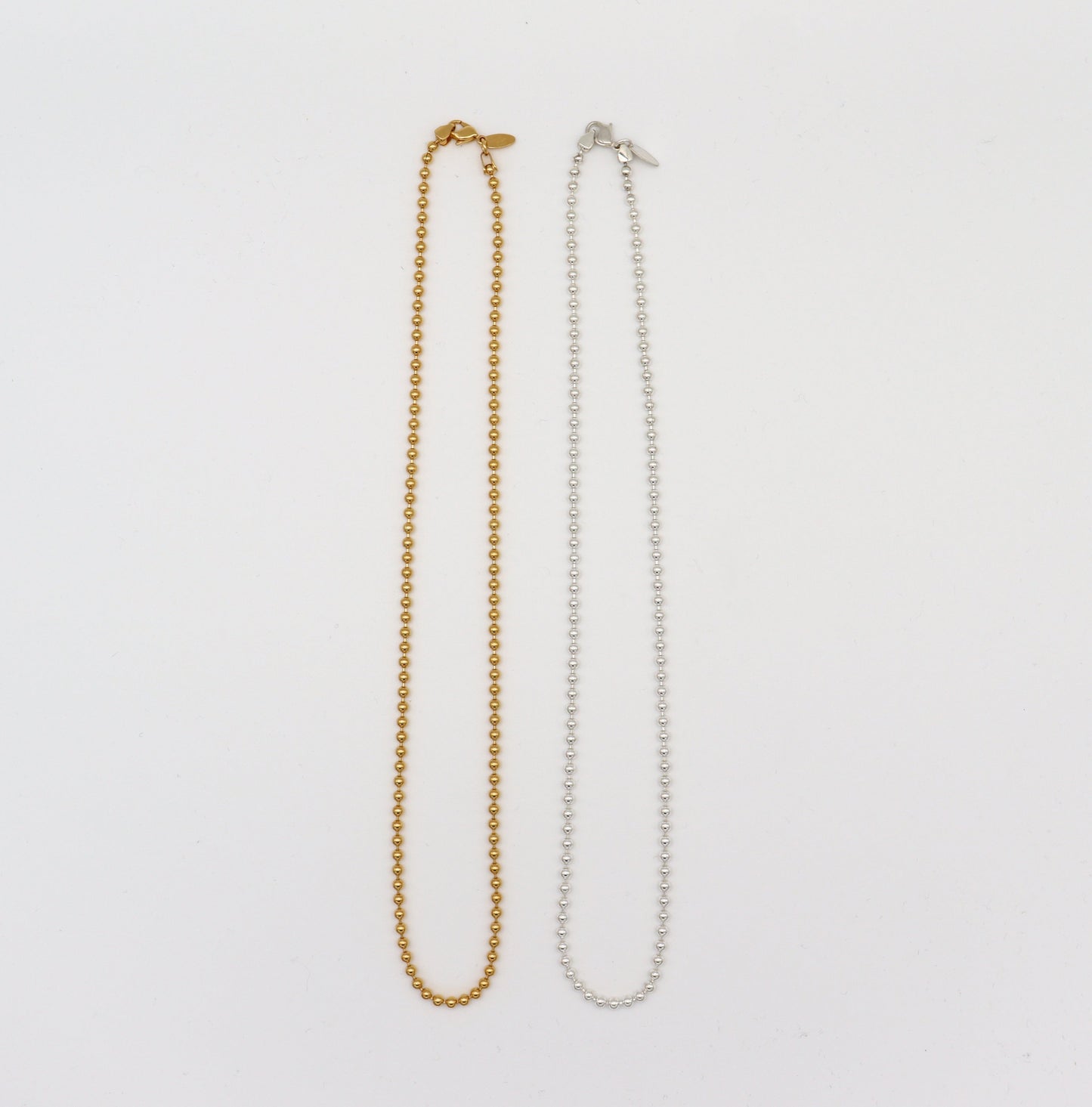 Ball Chain Necklace 50cm（Gold / Silver）