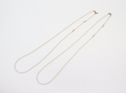 Many Way Long Pearl Necklace（Gold / Silver）