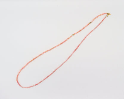 Many Way Coral Necklace (White / Pink / Red)　