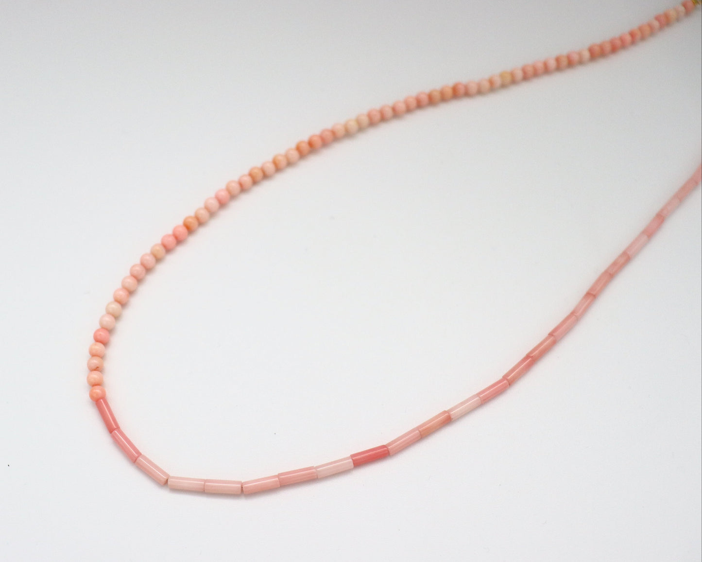 Many Way Coral Necklace (White / Pink / Red)　