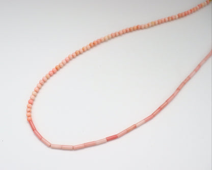 Many Way Coral Necklace (White / Pink / Red)　
