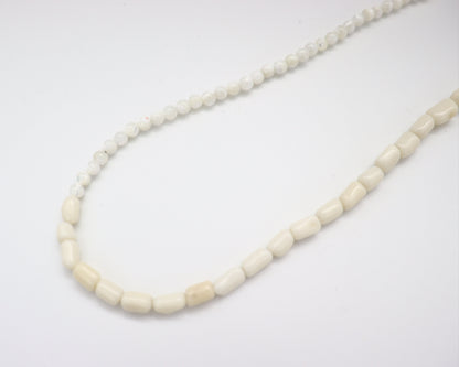 Many Way Coral Necklace (White / Pink / Red)　