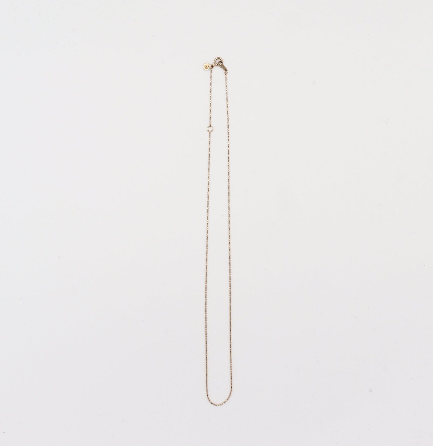 Fine Ball Chain Necklace / 10K