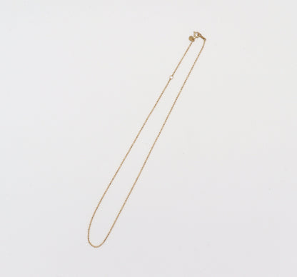 Fine Ball Chain Necklace / 18K