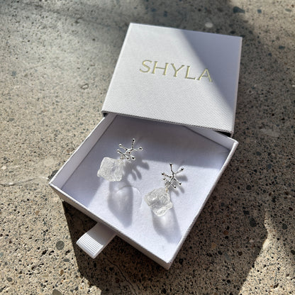 Nuria Pierce Crystal / Silver