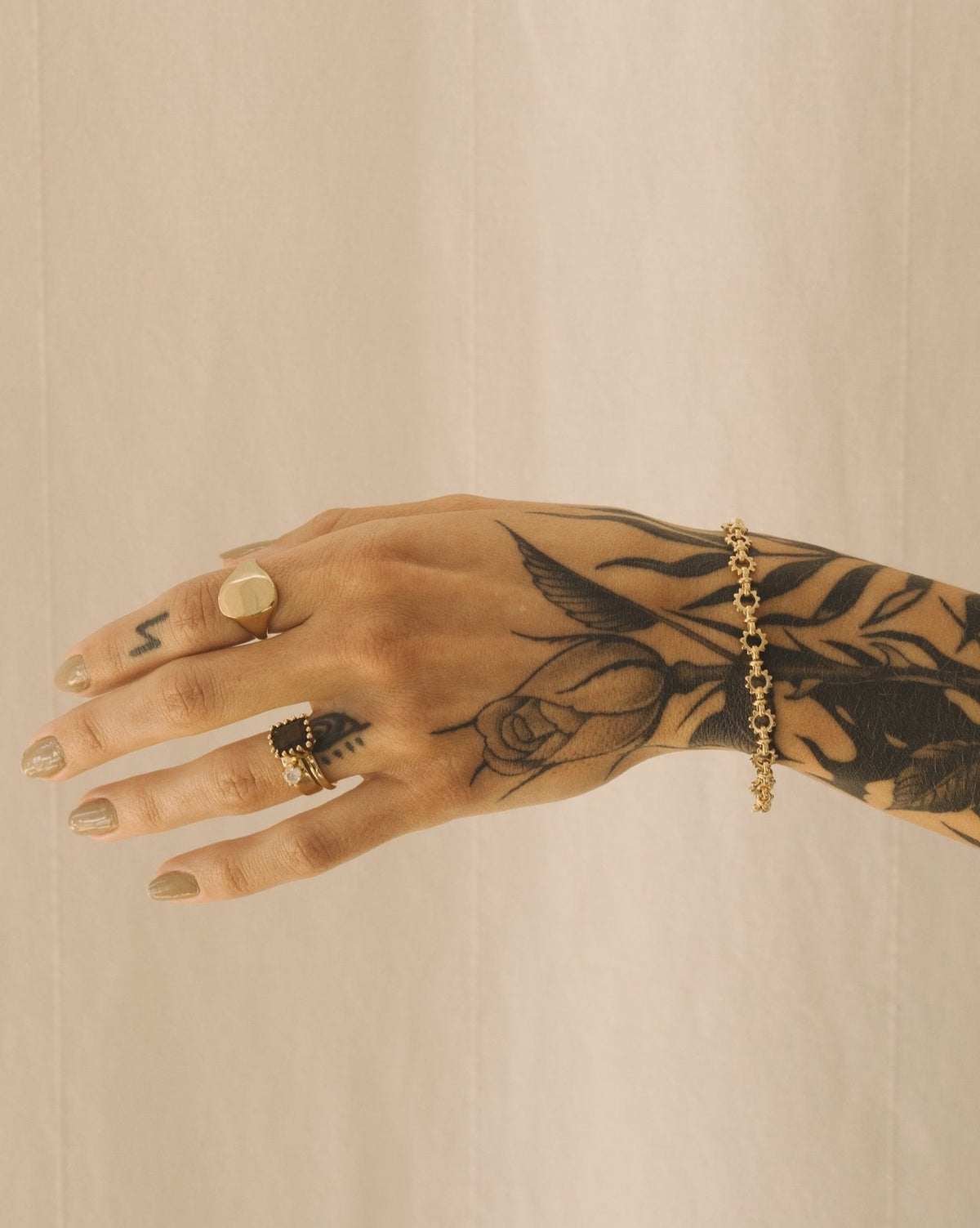 Flower Chain Bracelet ＜Merewif＞ – PAULINE STUDIO