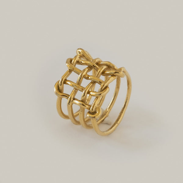 Louise Check Ring