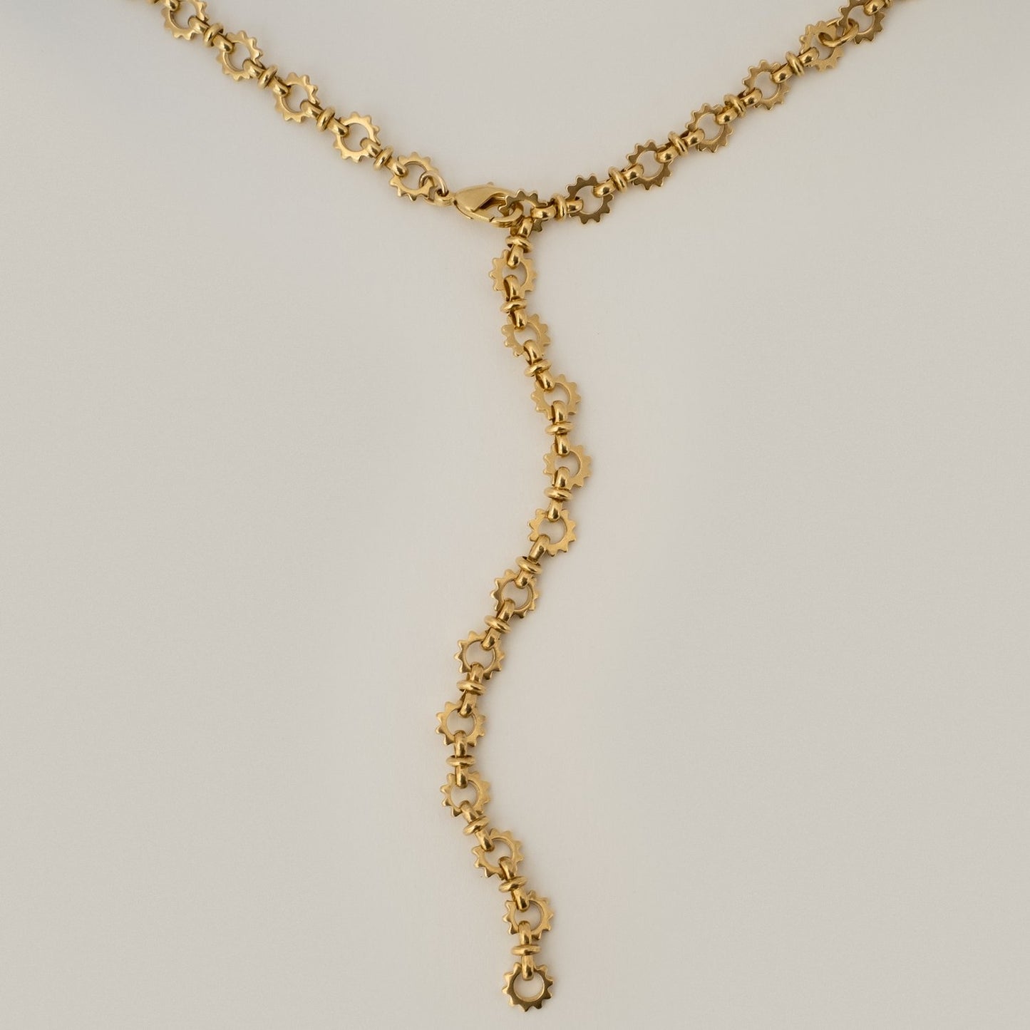 Flower Chain Long Necklace