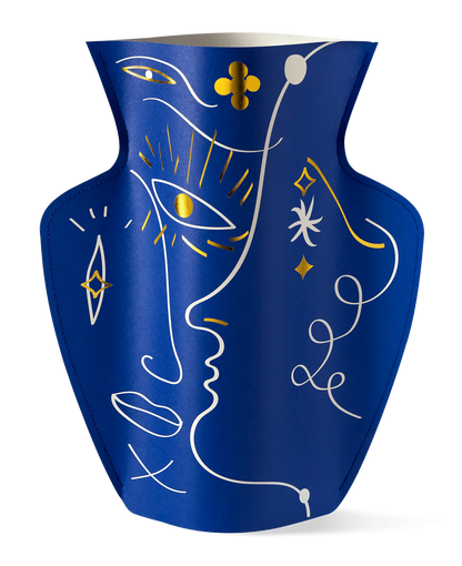 Jaime Hayon Paper Vase / Blue