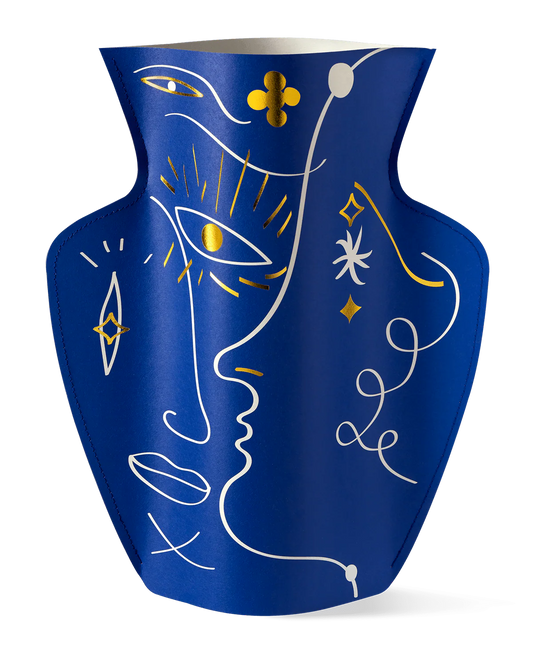 Jaime Hayon Paper Vase / Blue