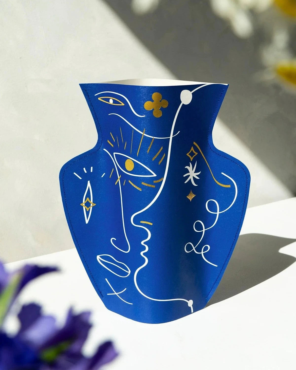 Jaime Hayon Paper Vase / Blue