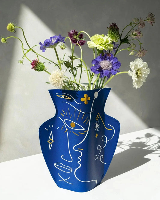 Jaime Hayon Paper Vase / Blue