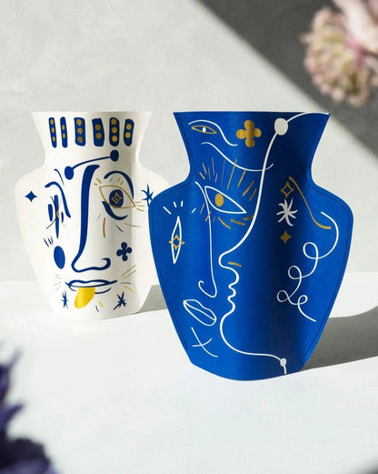 Jaime Hayon Paper Vase / Blue