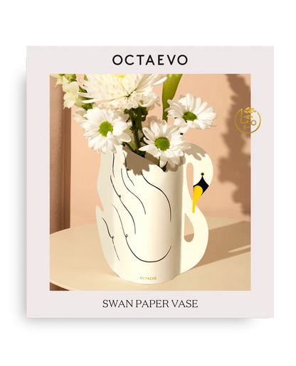 Swan Mini Paper Vase <OCTAEVO> – PAULINE STUDIO Swan Mini Paper Vase <OCTAEVO> – PAULINE STUDIO