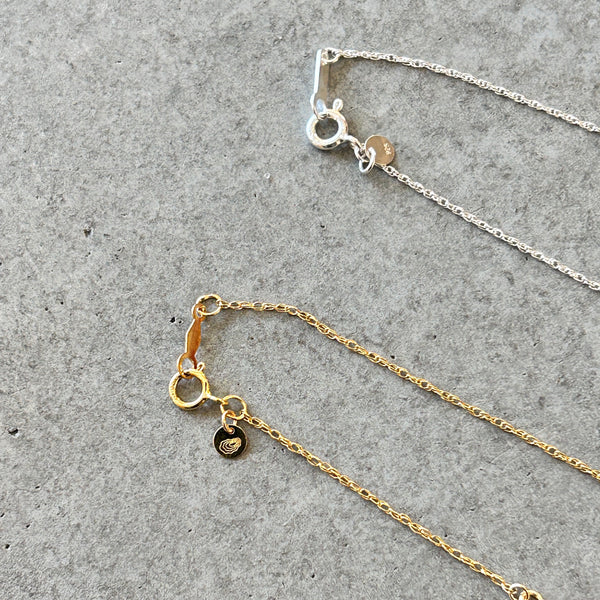 Thin Rope Chain Necklace（gold / silver）