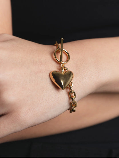 Marnie Heart Bracelet / Gold